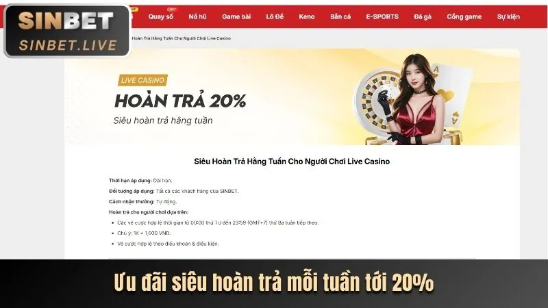 Chương trình hoàn trả 68win1